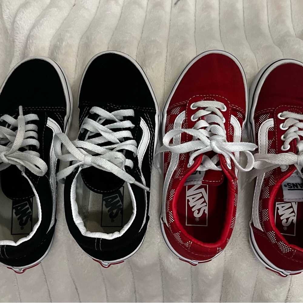 Size 13 Vans. $25 for both - Great condition!